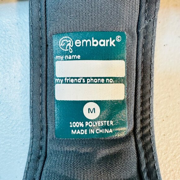 Embark Adventure Dog Harness Pink Medium Polyester Adjustable Reflective Straps - Picture 7 of 8